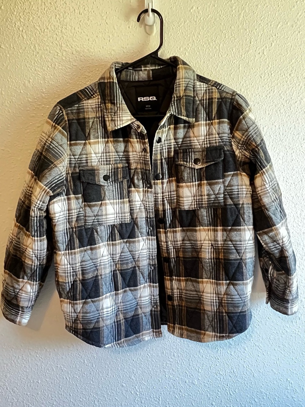 RSQ boys large button up jacket nwot